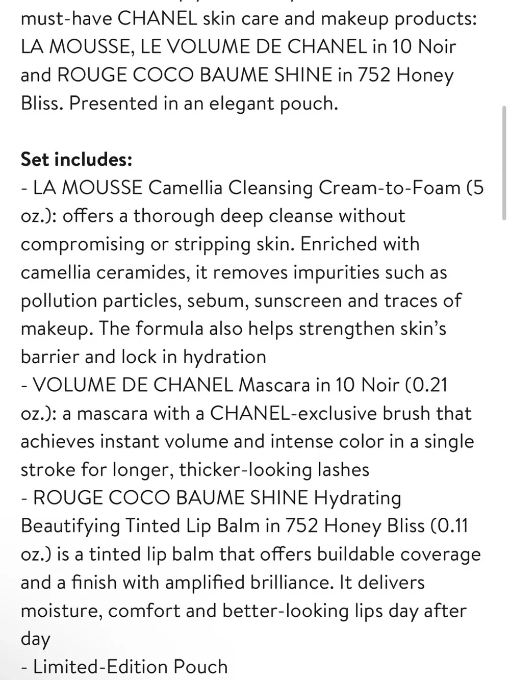 CHANEL cosmetic pouch